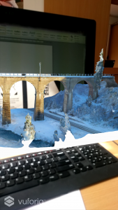 Przykładowa prezentacja obiektu w rozszerzonej rzeczywistości